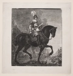Karel van Mander: Christian IV na koni