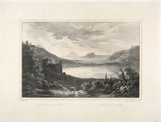 Pohled na jezero Averno