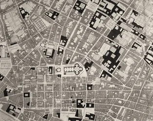 Mapa Florencie, detail, 1843 a 1866 detail rytiny 100310