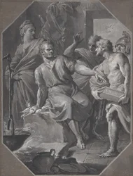 Manius Curius Dentatus Odmítání darů samnitských velvyslanců, 1732-92.
