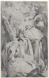 Extáze blahoslaveného Piera Gambacortiho z Pisy, ca. 1725-28.