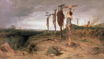Zatracené pole, popraviště v Římské říši