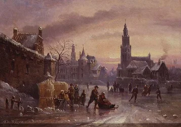 Sněhová scéna