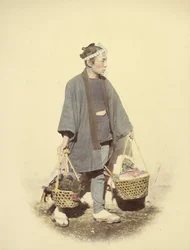 Japonský kuchař, návrat z trhu