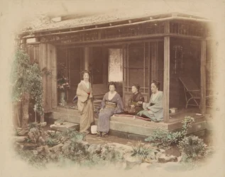 Japonské ženy v soukromém domě