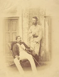 Generálmajor Sir Robert Napier a podplukovník William Wilberforce Harris Greathed, Bengálsko