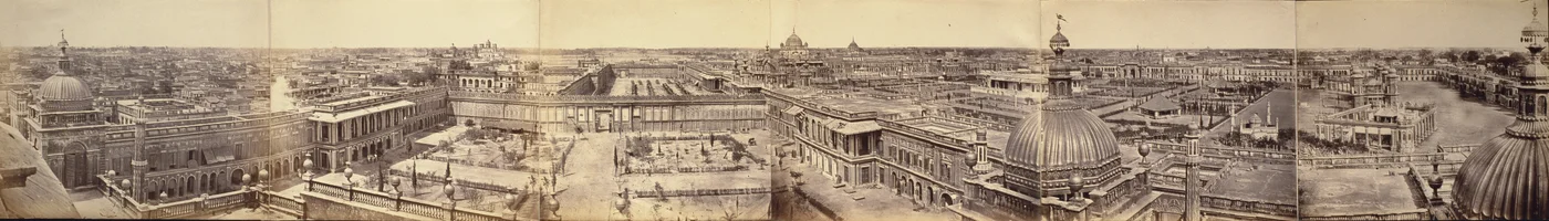 Panorama Lucknow, převzato z Velké Imambary