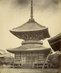 Jednopatrová pagoda, svatyně Hačiman, Kamakura