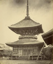 Jednopatrová pagoda, svatyně Hachiman, Kamakura