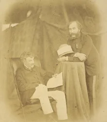 Sir Henry Drury Harness, K.C.B., velitel plukovníku, Royal Engineers a plukovník Robert Abercromby