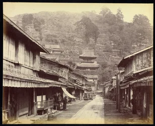 Temple Street, čtvrť Native Town, Nagasaki