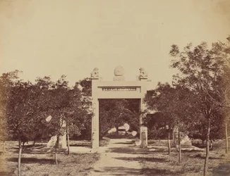 Hrobka u Palichianu, místo zahájení útoku 21. září 1860