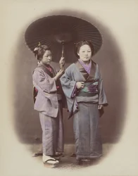 Mladá dáma a sluha, 1868.