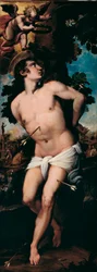 Umučení sv. Šebestiána Obraz Felice Riccio dit Brusasorzi (1539-1605) Soukromá sbírka ze 16. století