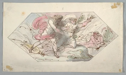 Kresba, Apollón a Dafné, 1796-98