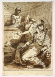 Kresba, Pomník pro Accademia della Pace, 1810-20