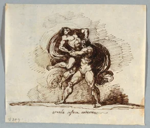 Herkules a Antaeus