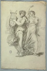 Terpsichore, múza tance a Erato, múza milostné poezie