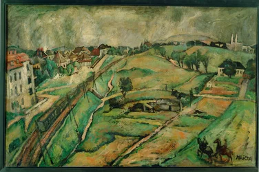 Krajina v Unter-St ... (malba na plátně)