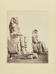 Théby. Memnonovy kolosy (Egypt)