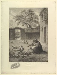 Jaro, po pastelu od Milleta, 1888.