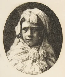 Portrét Henri Houssaye, jako dítě, 1855-60.