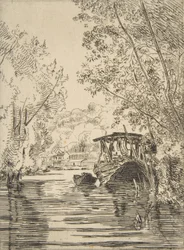 Barvířův člun Bas-Meudon, ca. 1868.