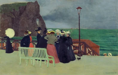 Prkna v Etretatu, 1899.