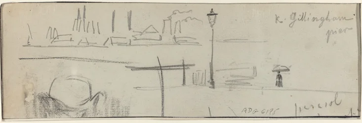Gillingham Pier, Londýn [verso]