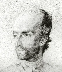 Portrét muže, kolem roku 1845