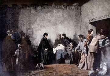 Hora zbožnosti – z obrazu Heilbuth – v „“Le Petite Journal”” prosinec 1895