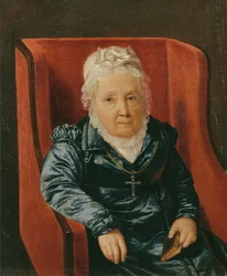 Rosina Wieserová v křesle
