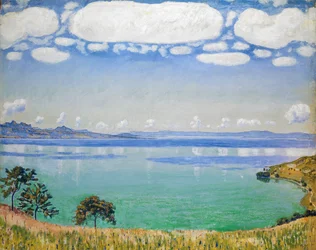 Ženevské jezero, při pohledu z Chexbres, 1905.