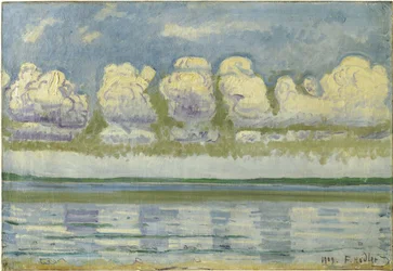 Ženevské jezero se švýcarskou Jurou, 1909