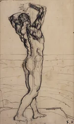 Mužský akt, studie pro pravdu; Mužský akt, Studium pravdy, kolem roku 1902