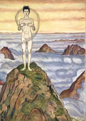 View Into Infinity, 1903 (olej a tužka na papíře na plátně)