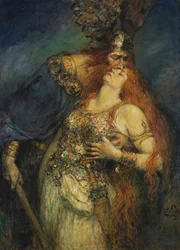 Wotanovo rozloučení s Brunnhildou, kolem 1910