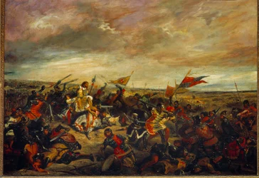Bitva u Poitiers nebo král John II Le Bon v bitvě u Poitiers 19. září