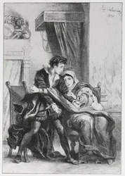 Hamlet: Hamlet a královna, 1834.