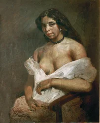 Mulatka (olej na plátně)