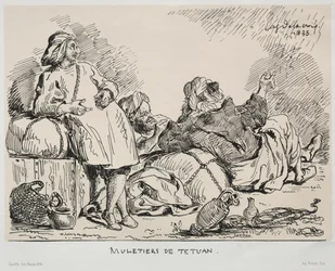 Muleteři z Tétuanu, 1833.