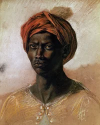 Portrét Turka v turbanu, kolem roku 1826