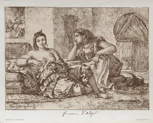 Ženy z Alžíru, 1833.