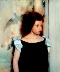 Obraz ""Portrét Gabrielle Braun"" od Fernanda Khnopffa (1858-1921)
