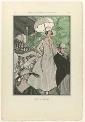 Módy a způsoby dneška, 1922, Pl. 5: Na závodech