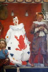 Akrobati, detail, 1888
