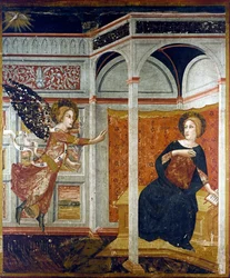 Zvěstování Marii, detail