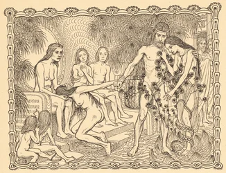 Prostřednictvím kouzelného světa, deska 9, z portfolia 