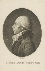 Portrét Pierre-Louis Roederer 1754-1835.