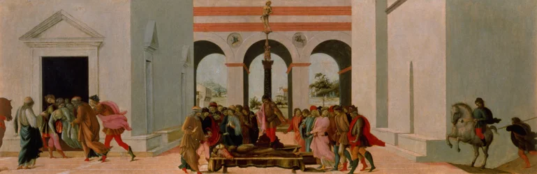 Smrt Lucretie (tempera na panelu)